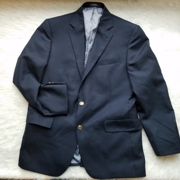 Stafford Other - Stafford Executive Classic Navy Blazer Jacket 42R